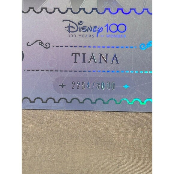 Princess Tiana Disney100 Kakawow Refractor Ticket Jumbo Card Lmt. Edition 2254 - Picture 2 of 6